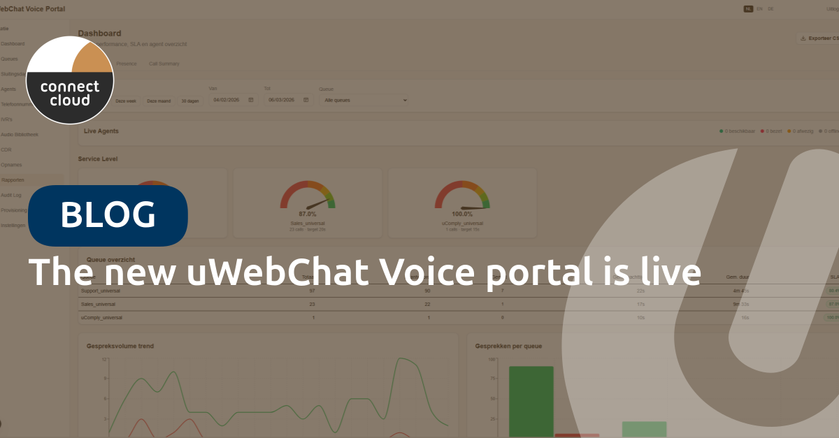 The new uWebChat Voice portal is live